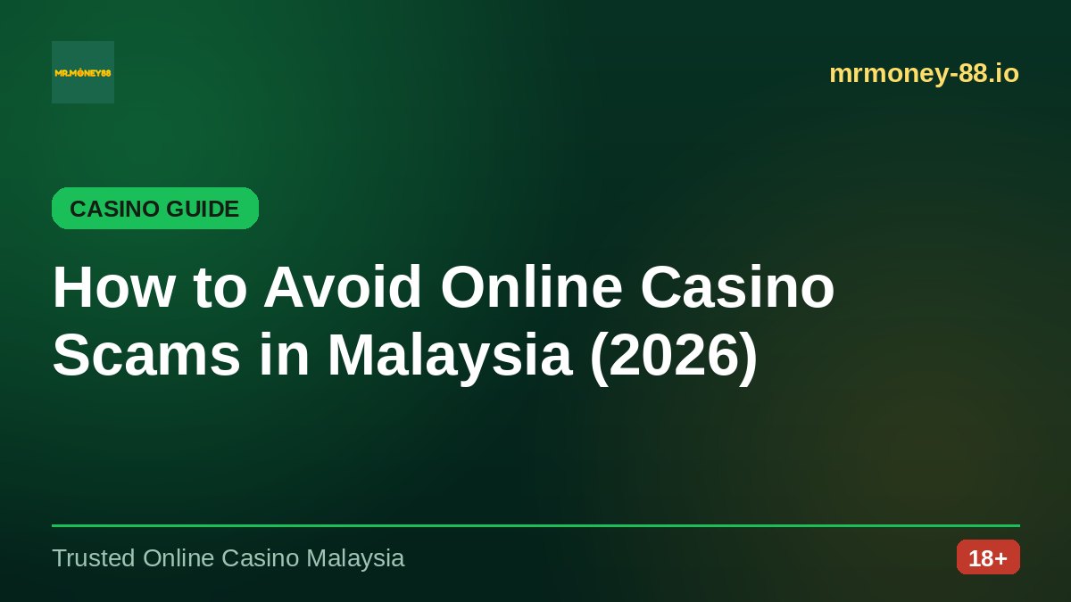 How to Avoid Online Casino Scams in Malaysia