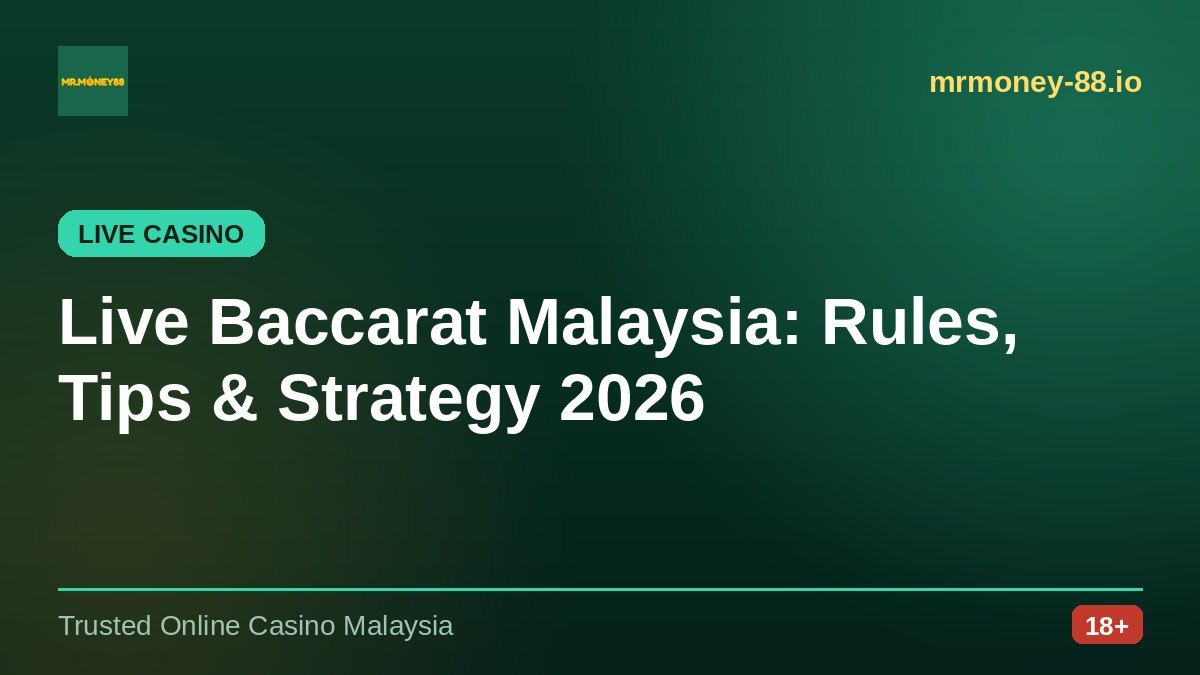 Live Baccarat Malaysia: Rules & Strategy